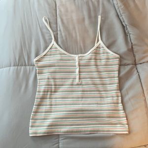 Striped Levi’s Henley tank